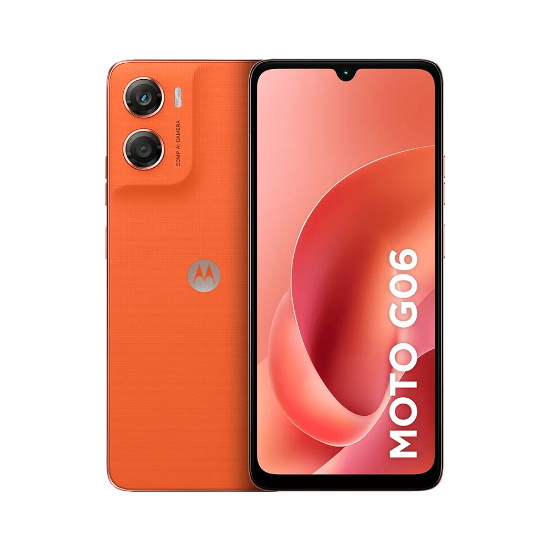 Imagen de Motorola G06 Naranja 4Gb Ram 256Gb Dual Sim Importado 