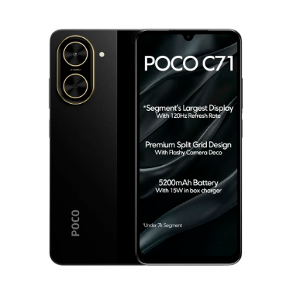 Imagen de Xiaomi Poco C71 Negro 3Gb Ram 64Gb Dual Sim Mx